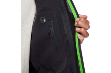 Image of Black Diamond Dawn Patrol Hybrid Shell Jacket - Men's, Vibrant Green, Small, AP7450043048SML1