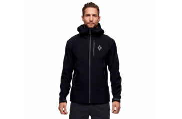 Image of Black Diamond Dawn Patrol Shell Jacket - Mens, Black, Large, APP1SD0002LRG1