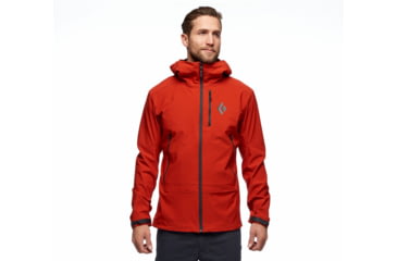 Image of Black Diamond Dawn Patrol Shell Jacket - Mens, Red Rock, Small, APP1SD6019SML1