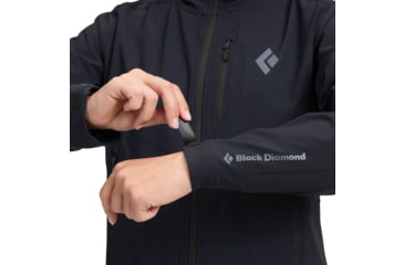 Image of Black Diamond Dawn Patrol Softshell - Womens, Black, Medium, AP7470070002MED1