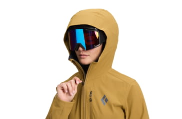 Image of Black Diamond Dawn Patrol Softshell - Womens, Flax, Small, AP7470072021SML1