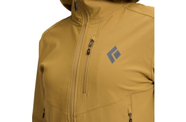 Image of Black Diamond Dawn Patrol Softshell - Womens, Flax, Small, AP7470072021SML1
