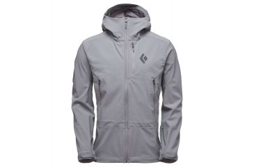 Image of Black Diamond Dawn Patrol Mens Alpine Shell Jacket, Ash, Medium, APP1SD030MED1