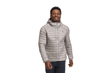 Image of Black Diamond Deploy Down 0.5 Full Zip Hoody - Mens, Pewter, Small, AP7460081016SML1