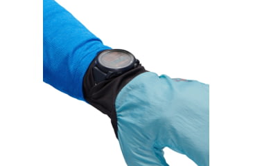 Image of Black Diamond Deploy Wind Hood Gloves, Carbon/Glacier, Large, BD8017429642LRG1