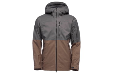 Image of Black Diamond Deploy Wind Shell - Mens, Anthracite-Walnut, Small, AP7461809043SML1
