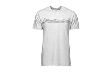 Image of Black Diamond Desert Lines Short Sleeve Tee - Mens, Nickel Heather, Medium, AP7302281014MED1