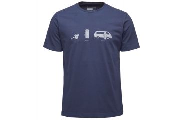 Image of Black Diamond Dirtbag Mens Logo Short Sleeve Tee Shirt, Captain, Extra Large, APQ03U413XLG1