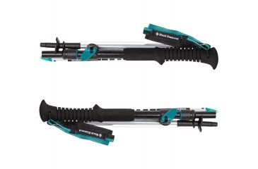 Image of Black Diamond Distance FLZ Womens Z Trekking Poles, Evegreen, 125 cm BD11220700001251