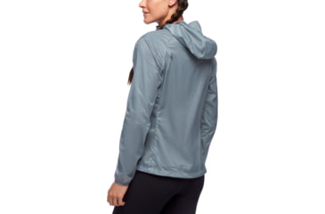 Image of Black Diamond Distance Wind Shell Jacket - Womens, Blue Ash, Extra Large, AP7470224006XLG1