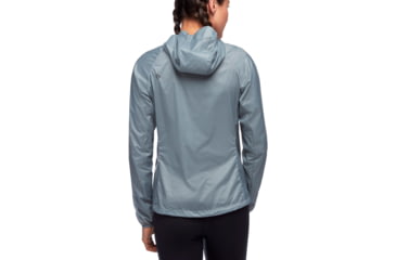Image of Black Diamond Distance Wind Shell Jacket - Womens, Blue Ash, Extra Large, AP7470224006XLG1