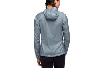 Image of Black Diamond Distance Wind Shell Jacket - Womens, Blue Ash, Large, AP7470224006LRG1