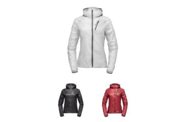 Image of Black Diamond Distance Wind Shell Jacket - Women's, Alloy, Black, Wild Rose