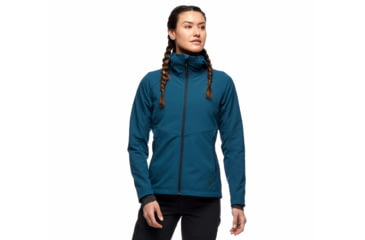 Image of Black Diamond Element Hoody - Womens, Azurite, Medium, AP7440254022MED1