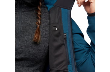 Image of Black Diamond Element Hoody - Womens, Azurite, Medium, AP7440254022MED1