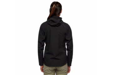 Image of Black Diamond Element Hoody - Womens, Black, Large, AP7440250002LRG1
