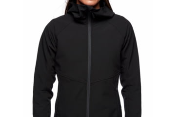 Image of Black Diamond Element Hoody - Womens, Black, Large, AP7440250002LRG1
