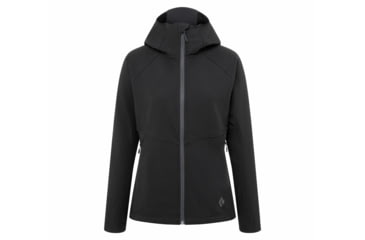 Image of Black Diamond Element Hoody - Womens, Black, Large, AP7440250002LRG1