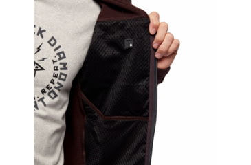 Image of Black Diamond Factor Hoody - Mens, Port/Black, Small, AP7440409174SML1