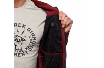 Image of Black Diamond Factor Hoody - Mens, Red Rock/Black, Medium, AP7440409178MED1