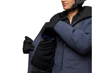 Image of Black Diamond Factor Insulated Parka - Womens, Charcoal, Small, AP7461070038SML1