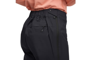 Image of Black Diamond Fineline Stretch Full Zip Pants - Womens, Black, Medium/Short, AP7410450002MED1