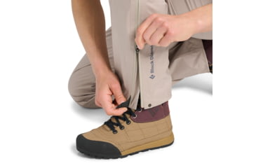 Image of Black Diamond Fineline Stretch Full Zip Pants - Womens, Moonstone, Extra Large, AP7420142018XLG1