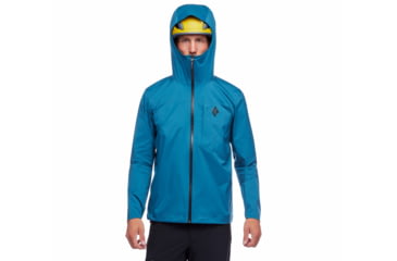 Image of Black Diamond Fineline Stretch Rain Shell - Mens, Astral Blue, Small, APH3JN4002SML1