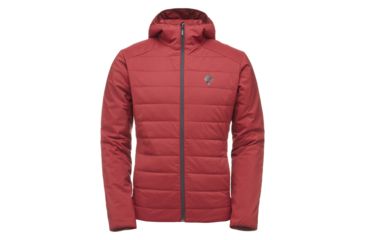 Image of Black Diamond First Light Hooded Alpine Jacket - Men's, Medium, Red Oxide, APY4FG607MED1