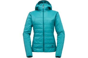 Image of Black Diamond First Light Insulated Hoodie - Women's, Extra Small, Evergreen, APE2SY317XSM1