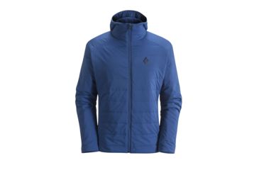 Image of Black Diamond First Light Hooded Alpine Jacket - Men's, Extra Large, Denim, APY4FG427XLG1