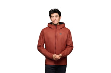 Image of Black Diamond First Light Hybrid Hoody - Men's, Iron Red, Medium, AP7522656053MED1