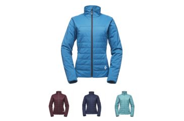 Image of Black Diamond First Light Jacket - Women's , Aegean, Bordeaux, Captain, Caspian