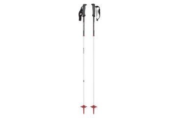 Image of Black Diamond Fixed Length Carbon Ski Poles Black/Deep Torch 115 cm BD11153900001151