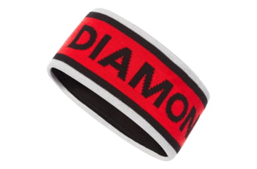 Image of Black Diamond Flagstaff Headband, Alloy/Hyper Red/Black, One Size, AP7240009074ALL1
