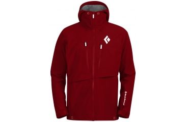 Image of Black Diamond Front Point Shell - Men's-Deep Torch-X-Large