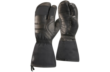 Image of Black Diamond Guide Finger Gloves, Black, Medium, BD8010480002MED1
