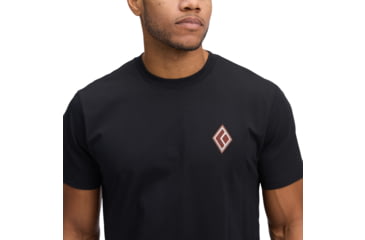 Image of Black Diamond Heritage Alpinist Short Sleeve Tee - Mens, Black, Medium, AP7524670002MED1