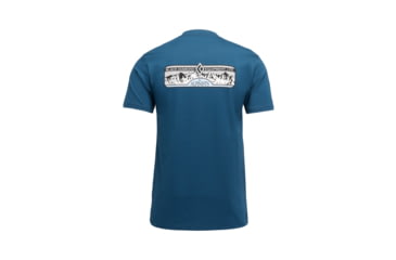 Image of Black Diamond Heritage Alpinist Short Sleeve Tee - Mens, Indigo, Small, AP7524674013SML1