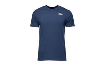 Image of Black Diamond Heritage Equipment Short Sleeve Tee - Mens, Ink Blue, Small, AP7302314014SML1