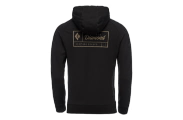 Image of Black Diamond Heritage Logo FZ Hoodie - Mens, Black, Medium, AP7300280002MED1