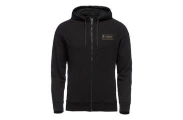 Image of Black Diamond Heritage Logo FZ Hoodie - Men's Black Extra Large AP7300280002XLG1
