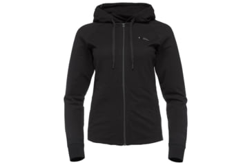 Image of Black Diamond Heritage Logo FZ Hoodie - Womens, Black, Medium, AP7300310002MED1