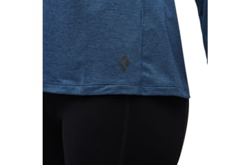 Image of Black Diamond Lightwire Long Sleeve Tee - Womens, Ink Blue, Medium, AP7520104014MED1