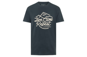 Image of Black Diamond Live Climb Repeat Tee - Mens, Eclipse, Extra Small, AP7300374011XSM1