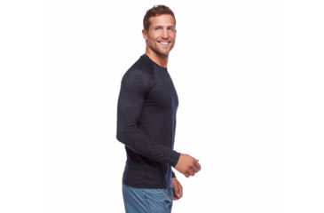 Image of Black Diamond LS Rhythm Tee - Mens, Black, Medium, AP7520040002MED1