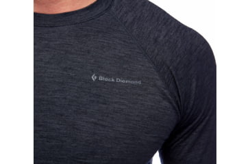 Image of Black Diamond LS Rhythm Tee - Mens, Black, Medium, AP7520040002MED1