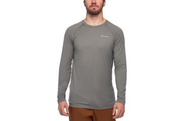 Image of Black Diamond LS Rhythm Tee - Mens, Nickel, Extra Large, AP7520041005XLG1