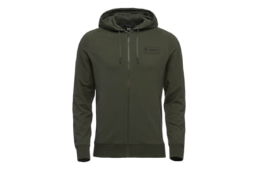 Image of Black Diamond M Heritage Logo Fz Hoody - Men's, Tundra, Small, AP7300283010SML1