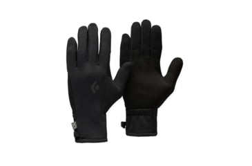 Image of Black Diamond Midweight Screentap Liners, Black, Medium, BD8018060002MED1